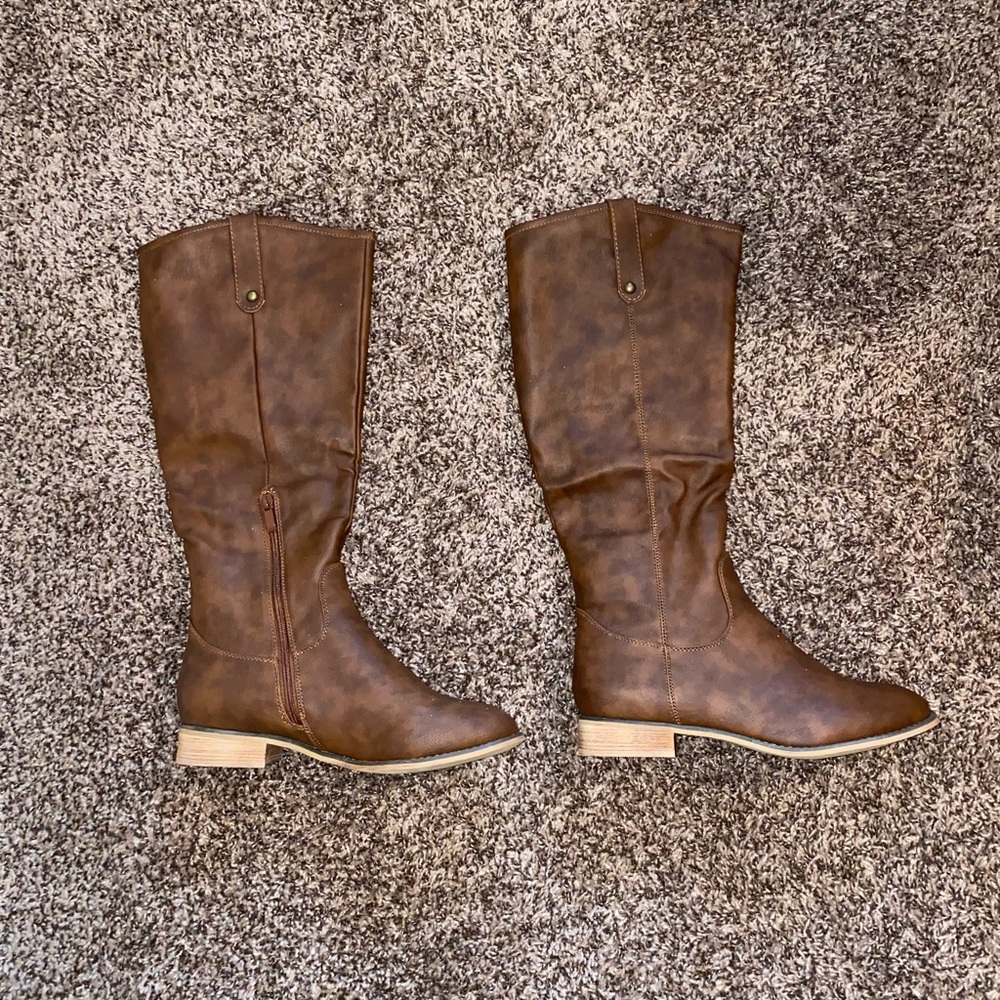 Journee Collection Chestnut Heeled Boots
